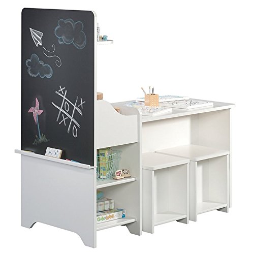 Sauder Pinwheel Kids Activity Center, Soft White finish - Image 5