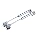 Zehui Lid Support Pneumatic Support Rod Gas Shocks Lift Support Gas Prop 1PCS Cabinet Closet Door Gas Spring Gas Struts 40N(4kg)