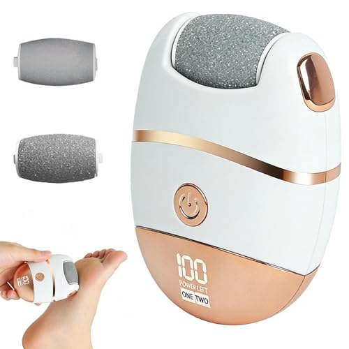 Removedor de callos de pies, pantalla digital portátil profesional, de pies, suministros de eléctrica, para hombres y mujeres, piel muerta seca, agrietada, dura, reparación de talón