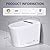 DeerValley Smart Toilet with Bidet Built in - Powerful Auto Flush, Auto Open/Close Lid, Heated Seat & Instant Warm Water Bidet, LED Display, Deodorization, 12" Rough-In, DV-1S0159-V3