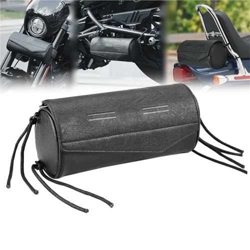 Sacoche outils moto universelle guidon rangement sissy bar cruiser dyna