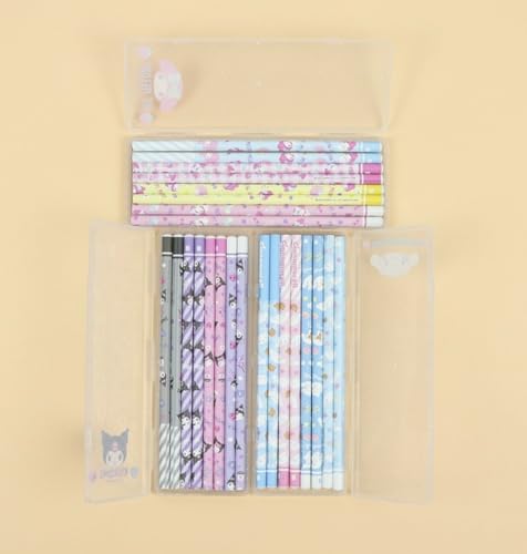 Set de 8 lápices de grafito con estuche Bandal & Neoul miniatura 6