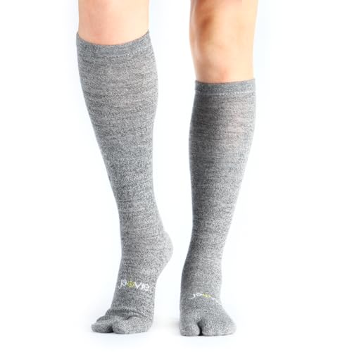 ja vie JAVIE Comfy Flip Flop Tabi Socks 76% Merino Wool Compression Split Toe Socks for Women & Men2
