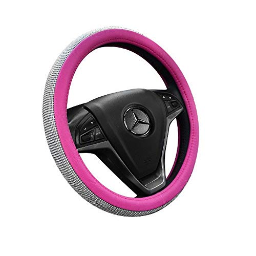 C5 & Z06 Corvette Steering Wheel Cover Custom Made Euro-Style Two-Tone Genuine Leather for 1997-2004 (Grey/Black)