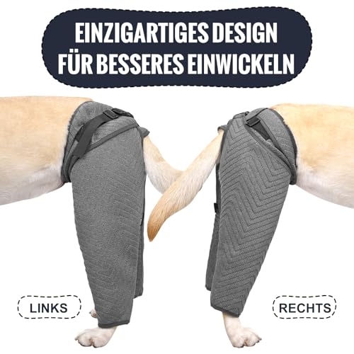 Arblina Hundebody Nach OP, Hundebody für Hinterbeine, Postoperativ Recovery-Anzug für Männliche & Weibliche Hunde, Leckschutz Hund für Kleine/Mittlere/Große Hunde