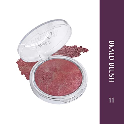 Image of Glam21 Baked Blusher | Highly Pigmented, Long Lasting | Illuminating Glow Finish | Smooth & Blendable Texture |Stays up to 8 hours | For All Skin Types | 6gm | Shade-11
