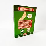 Cerotti per piedi – 21 cerotti idrocolloidali con cuscinetti in gel sterili adesivi per ferite, adatti per tallone, piedi e pelle, confezione da 21