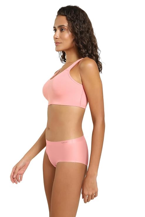 Image of Van Heusen Women's Slip on Cotton Bra | Soft Support | Breathable | Wireless | Everyday Comfort | Seamless Moulded Cups| No Hook & Eye | Style 11023