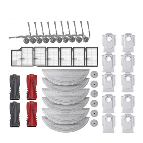 Pièces de rechange Roborock Saros 10 comprenant rouleau, filtre HEPA et sacs de tissu (42 pcs)