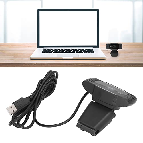 Computerkamera, tragbar, kompakt, mit drehbarem Clip, für Büro zu Hause, für Videokonferenzen – Bild 5
