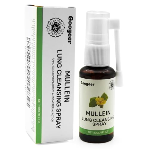 Setymoy Mullein Lung Cleansing Spray Mullein Leaf Extract Spray Herbal Lung Cleanse Spray Pure Herbal Extract (1 PCS)