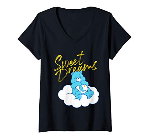 Womens Care Bears Sweet Dreams V-Neck T-Shirt
