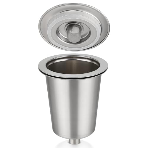 Image of Reusable Stainless Steel Filter Cup for Cuisinart, Compatible with Cuisinart #SS-RFC HomeBarista Reusable Filter Cup, Upgraded Version (1 Pack)