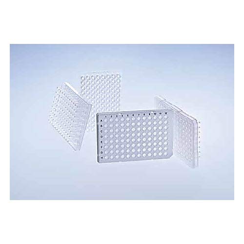 652290, 96 Well Polypropylene PCR Microplate with Half-Skirt, ABI Compatible, Natural, Pack of 100