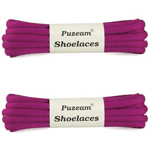 Image of 2 Pairs Oval Athletic Shoelaces 33 Colors 1 /4 inch Half Round Shoe Laces for Sneakers