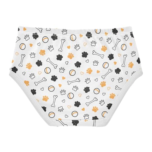 Girls' Underwear Paw Bone Cotton Stretch Comfort Toddler Panties2