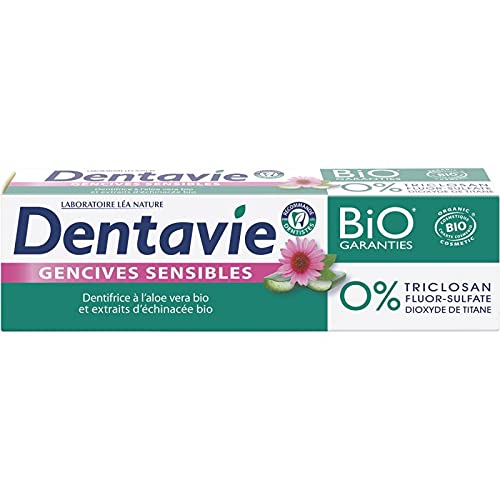 Dentifrice Gencives Dentavie Bio lot de 3 tubes de 75ml pour un soin bucco-dentaire quotidien