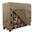 KHOMO GEAR - Heavy Duty Log Rack Cover - 4 Feet - Brown