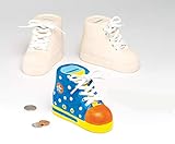 spardose schuh basteln Ermutigt Kinder, ihr Taschengeld zu sparen