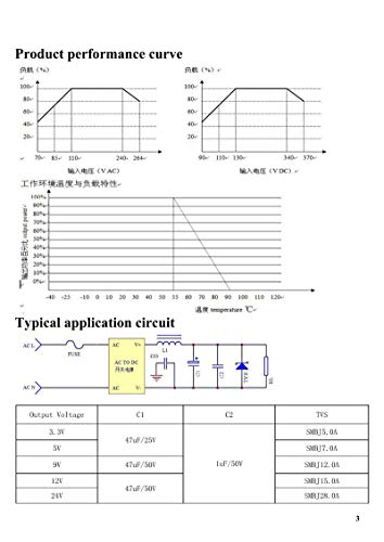 HiLetgo 2pcs AC-DC 220V to 5V Isolated Switching Power Supply Power Supply Module Board4