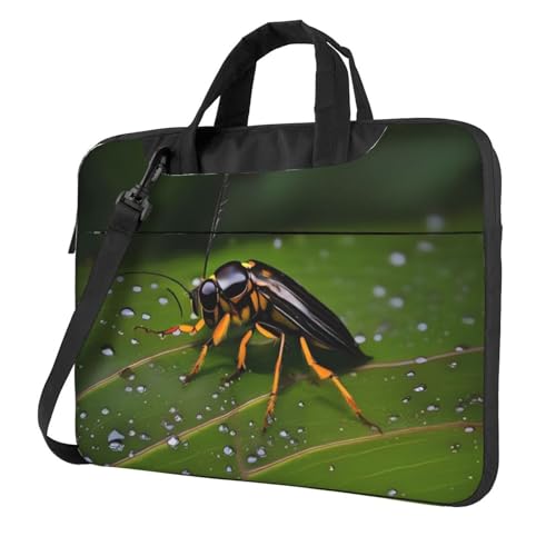 Sacoche ordinateur portable Insects on Leaves protège votre PC des chocs quotidiens