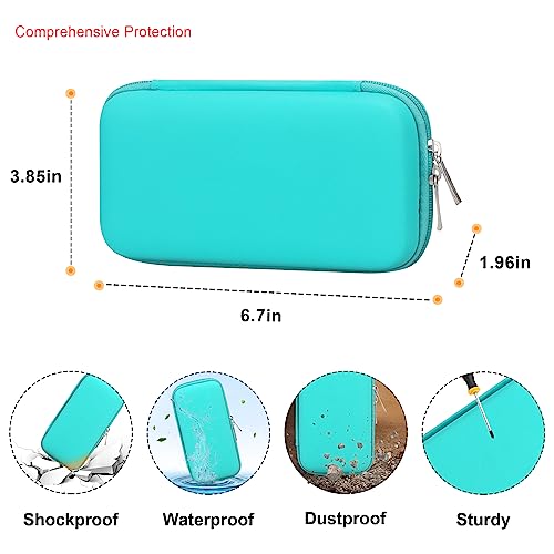 Image of Elonbo Diabetic Supplies Travel Case for Glucose Meter Diabetes Testing Kit | Portable Diabetes Testing Kit Storage Organizer Bag, Glucose Meter Insulin Pen Carrying Case for Test Strips Lancets, Green