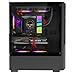 ASC Gaming PC Tower, AMD Ryzen 5 5500, 16GB RAM, 1TB+256GB SSD, RTX4060 8GB Graphics, Windows 11, Black RGB 6 Fan Glass Gaming Case