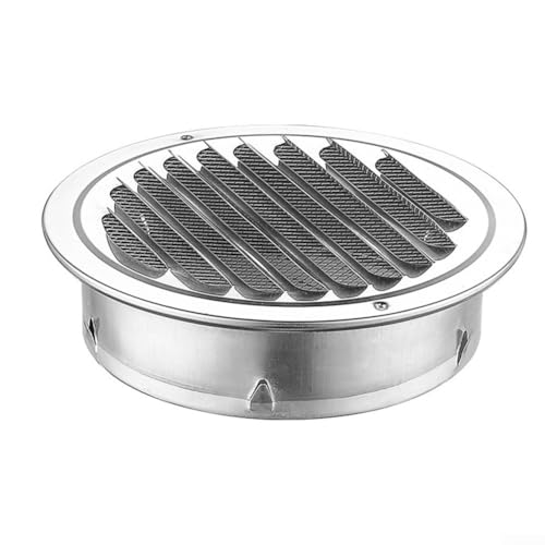 Grille d'aération ronde 300 mm en acier inoxydable pour ventilation murale extérieure Eawfgtuw - 5