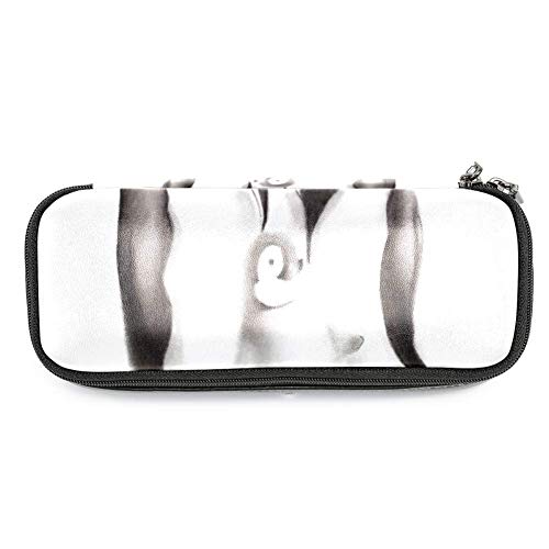 Preisvergleich Produktbild Personalisierbares farbiges Federmäppchen, Kapazität, Stifteetui, Doppelreißverschluss, Schreibwaren-Tasche, Kosmetiktasche mit Fächern für Mädchen, Jungen und Erwachsene