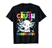 Ready To Crush Kindergarten Axolotl Gaming Back to School T-Shirt