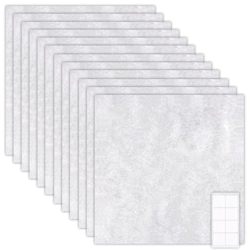 JYSNOW Lot de 12 Filtre Hotte, Filtre Hotte Aspirante Universel, Filtre de Hotte DéCoupable Anti-Graisse, 43x45cm, Absorbe Vapeur et Fumée Odeur, Excellente...