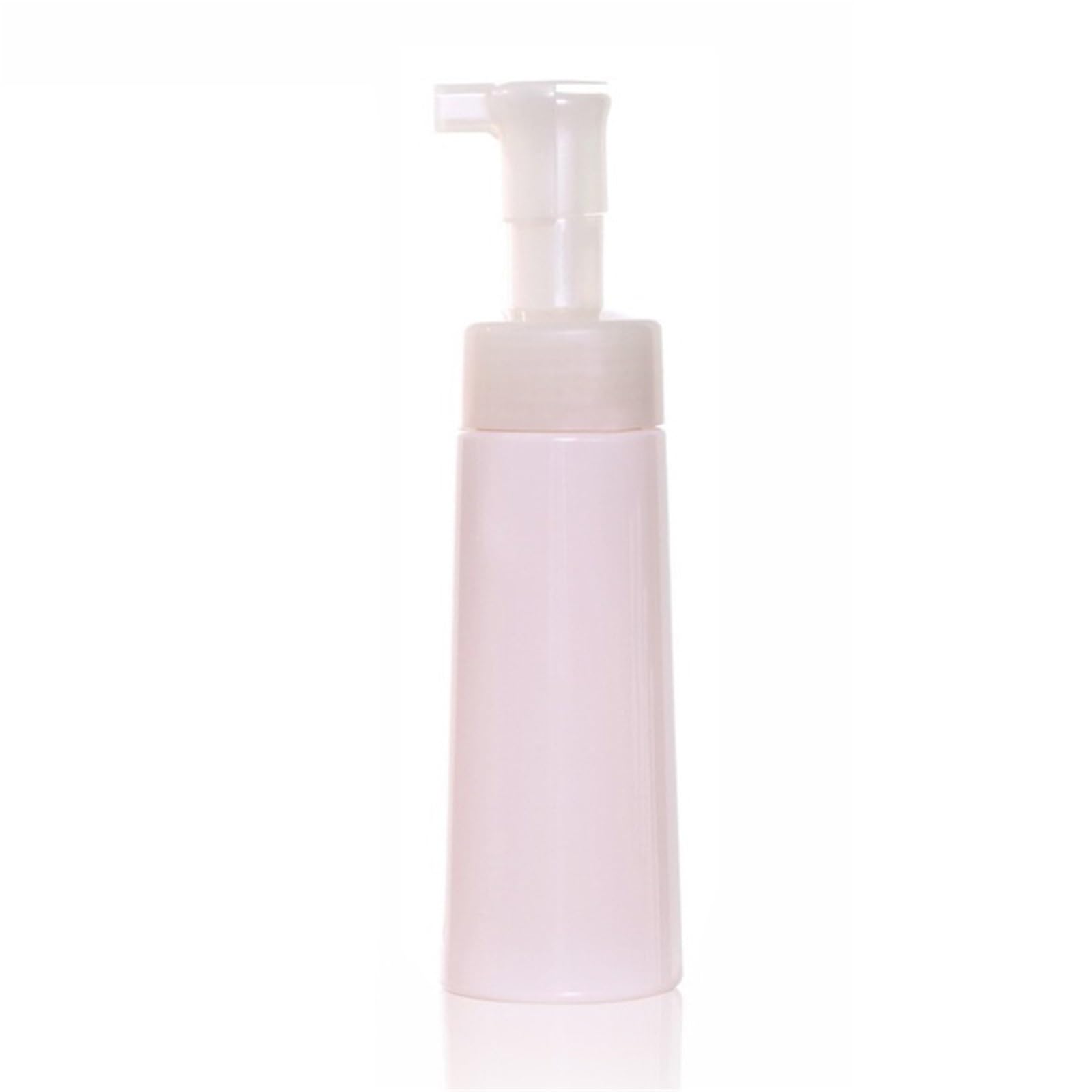 8PCS 150 Bottiglia di Schiuma Portatile Mousse Detergente Bottiglie Riutilizzabili Vuote Con Copertura Antipolvere Pompa Sapone Conico in PET per Shampoo, Cucina, Bagno