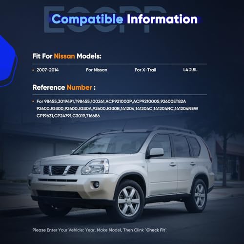 Image of ECCPP A /C Compressor with Clutch Fit for Nissan X-Trail 2.5L 2007-2014 AC Compressor Pump