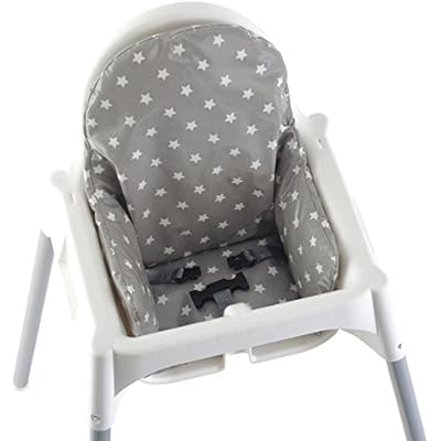 Also Fits Ikea Blanes And Bebe Style 2 In 1 Classic High Chairs Soft Grey Stars Easy To Fit And Fully Wipe Clean Ikea Antilop Highchair Cushion Accessories Also Fits Ikea Blanes And Bebe Style 2 In 1 Classic High Chairs Soft Grey Stars Easy To Fit And Fully Wipe Clean Ikea Antilop Highchair Cushion Accessories