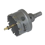 JIECHENG Carbide Hole Saw for Metal,Stainless Stee,Sheet Metal,Iron,Copper,Brass,Mild Steel,Heavy Duty Hole Cutter (2-1/8" (54mm))