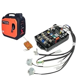 UGGOVXWZH 12V 24V 48V 60V 72V vollautomatischer Starter mit Variabler Frequenz und Range Extender, Park-Benzingenerator-Contro...