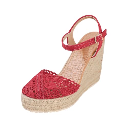 Sandalias bohemias de mujer con cordones para calzado casual de verano