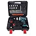 Taladro Atornillador 21V con 2 Baterías, FLY BIZ Taladros de Batería/Destornillador Eléctrico,...