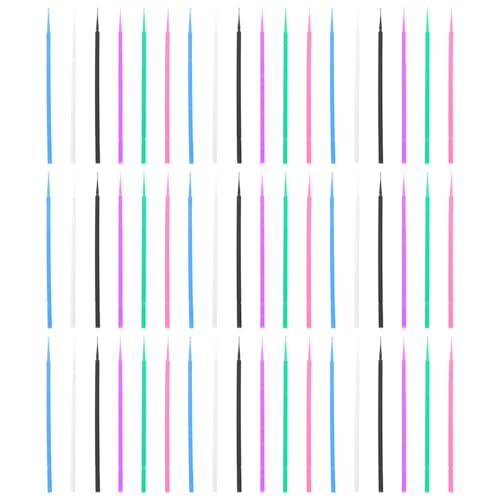 Baluue 600pcs Eyelash Grafting Brush Set Eyebrow Makeup Sticks Practical Eyelash Spoolies for Girls