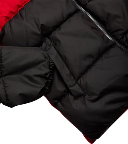 Image of iXtreme Boys Puffer Jacket - Wind & Water Resistant Soft Fleece Lined Warm Winter Jacket for Boys with Winter Hat