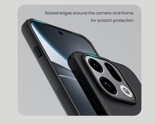 Image of PRITO Nilkin Slim Magnetic Matte Series case for Oppo Find X9 (X9), MagSafe Magnetic, Shockproof and Scratch-Resistant, Lightweight Case (Black, find x9)