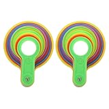 FOMIYES Juego de 2 Piezas Calibre de Diámetro para Frutas de Plástico, Anillos Medidores para Cítricos de 30-90 Mm, 13 Unidades Gruesas, Herramienta para Medición Precisa y Clasificación