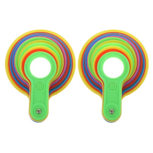 TOYANDONA 2 Pièces Outil de Calibrage des Fruits et Légumes en Plastique Design Ergonomique pour Mesure Précise, pour Tri et Classification des Aliments