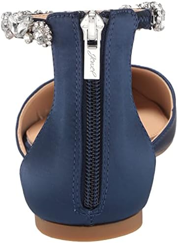 Jewel Badgley Mischka Cassidy Flat Pointed Shoe Navy Review | Image 2