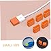 jojofuny 40pcs USB Dust Plugs Charging Cable Cap Covers Silicone USB Male Plug Dust Caps for Electronics Supplies