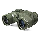 Portable Monocular Telescope Marine Binoculars for Adults-HD 7X50 Greater Porro Binoculars Waterproof with Rangefinder Compass BAK4 Prism Lens Fogproof for Navigation Bird Watching