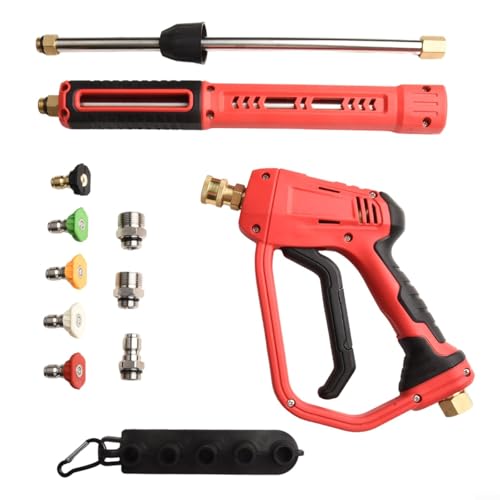 High Pressure Car Washer Kit 4000PSI 3-in-1 Adjustable Spray Wand Lance Nozzle Set 36