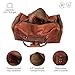 Berliner Bags Vintage Genuine Leather Duffle Bag New York XL for Travel or the Gym, Weekender, Travel Bag, Overnight Bag for Men and Women - Brown