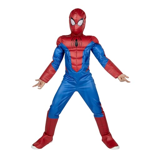 Jazwares Costume Play JWC0763-M Marvel Spider-Man Official Youth Halloween Costume cover