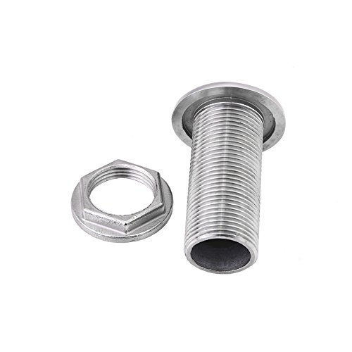 image for Keenso Boat Plumbing Fittings, 2 Sizes 316 Stainless Steel Durable Bar